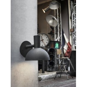 Nordlux Arki 20 Væglampe Ø20 cm, Sort