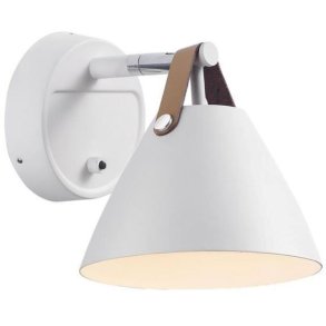 DFTP Strap Vglampe 21,5 cm, Hvid