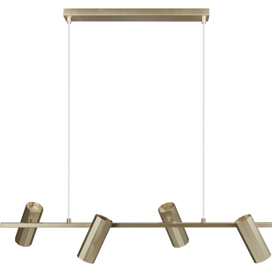 Nordlux Alanis 4 Pendelleuchte 90 cm, Messing