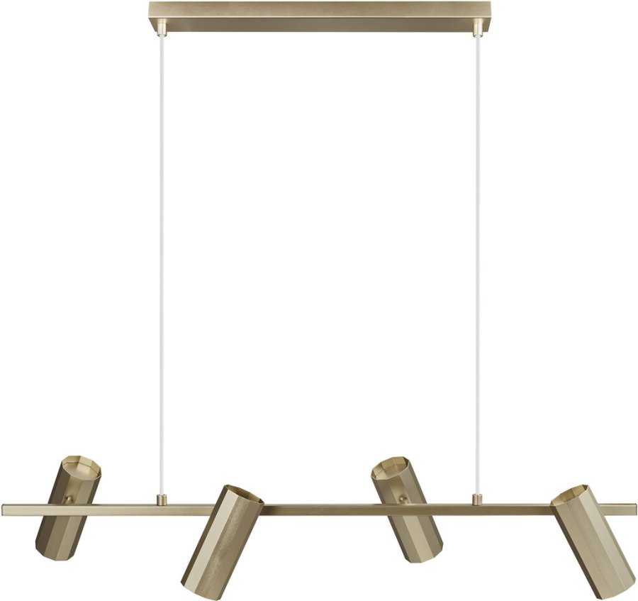 Nordlux Alanis 4 Pendelleuchte 90 cm, Messing