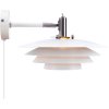 Nordlux Bretagne Vglampe 18,8 cm, Hvid