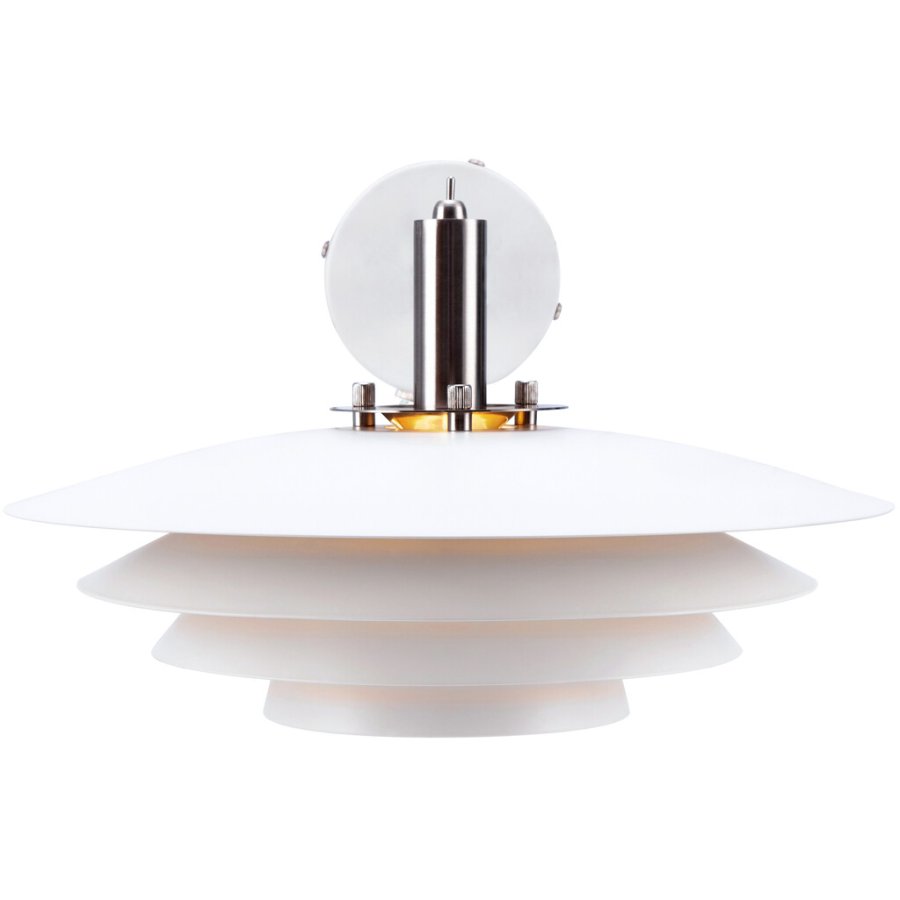 Nordlux Bretagne Vglampe 18,8 cm, Hvid