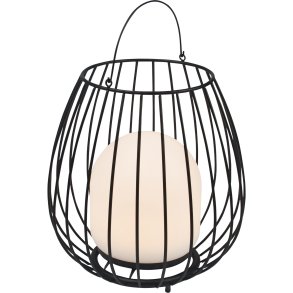 Nordlux Jim Akku-Tischleuchte H30,3 cm, Schwarz