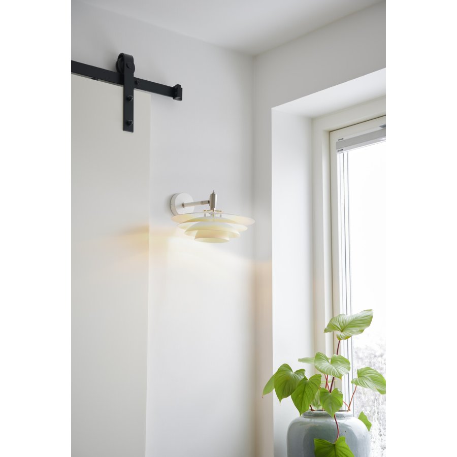 Nordlux Bretagne Vglampe 18,8 cm, Hvid