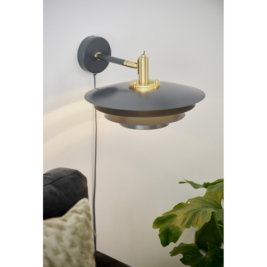 Nordlux Bretagne Vglampe 18,8 cm, Gr