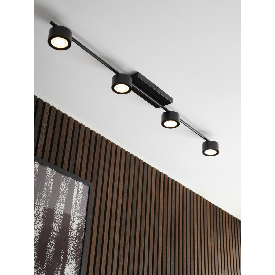 Nordlux Clyde 4 Spotlight 115 cm, Schwarz