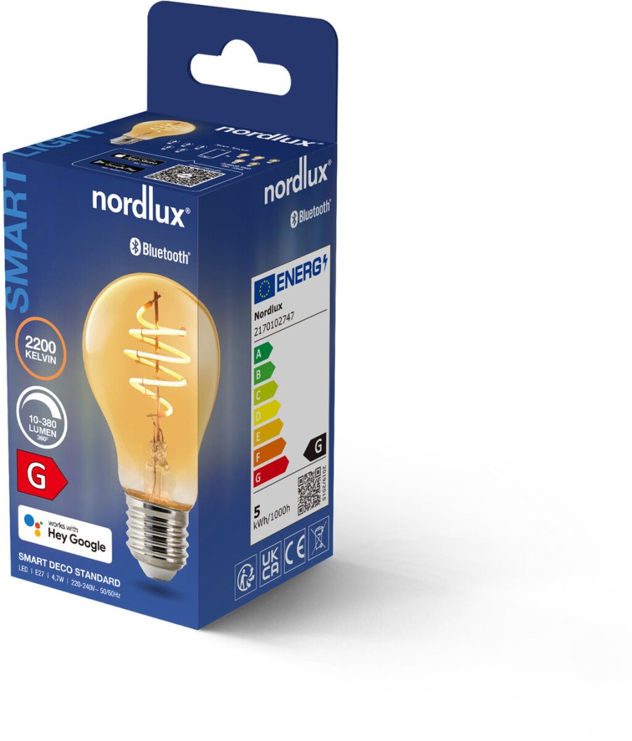 Nordlux Smart Glhbirne E27 4,7W Dimmbar, Amber