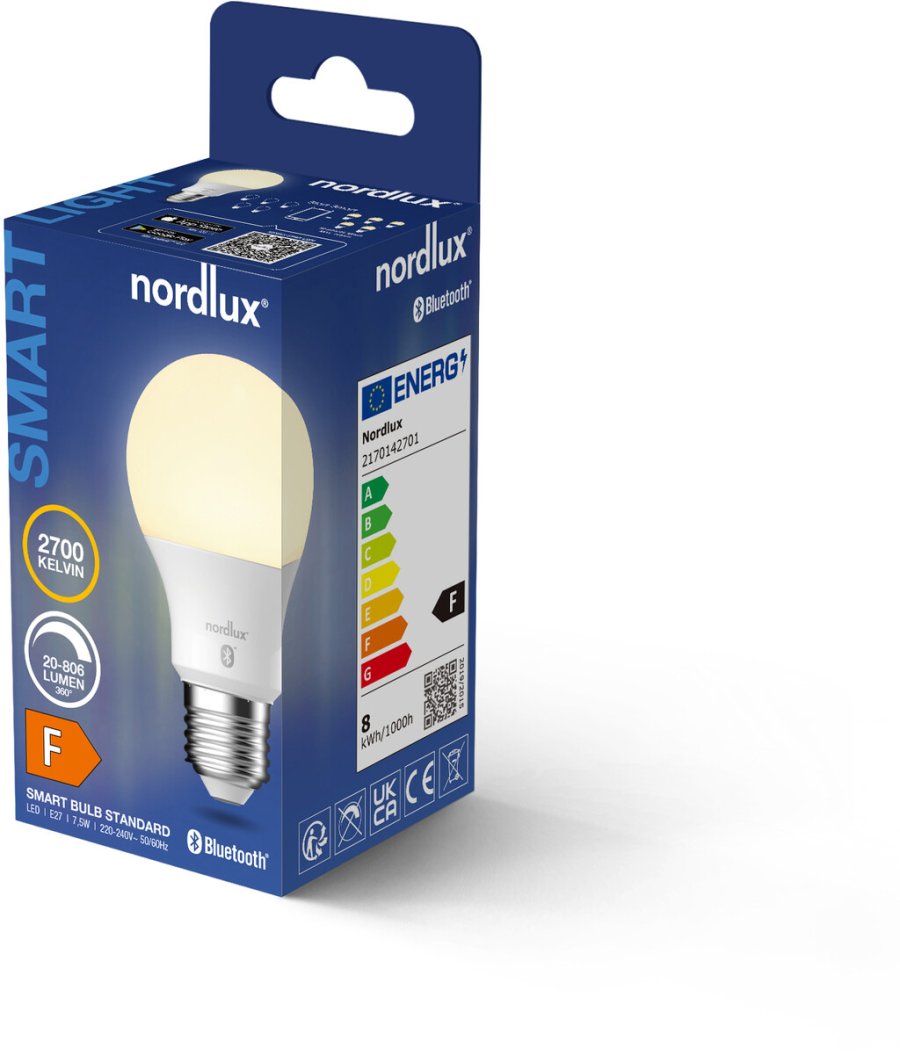 Nordlux Smart Glhbirne E27 7,5W Dimmbar, Wei