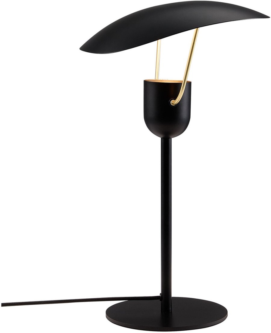 DFTP Fabiola Tischlampe H48 cm, Schwarz