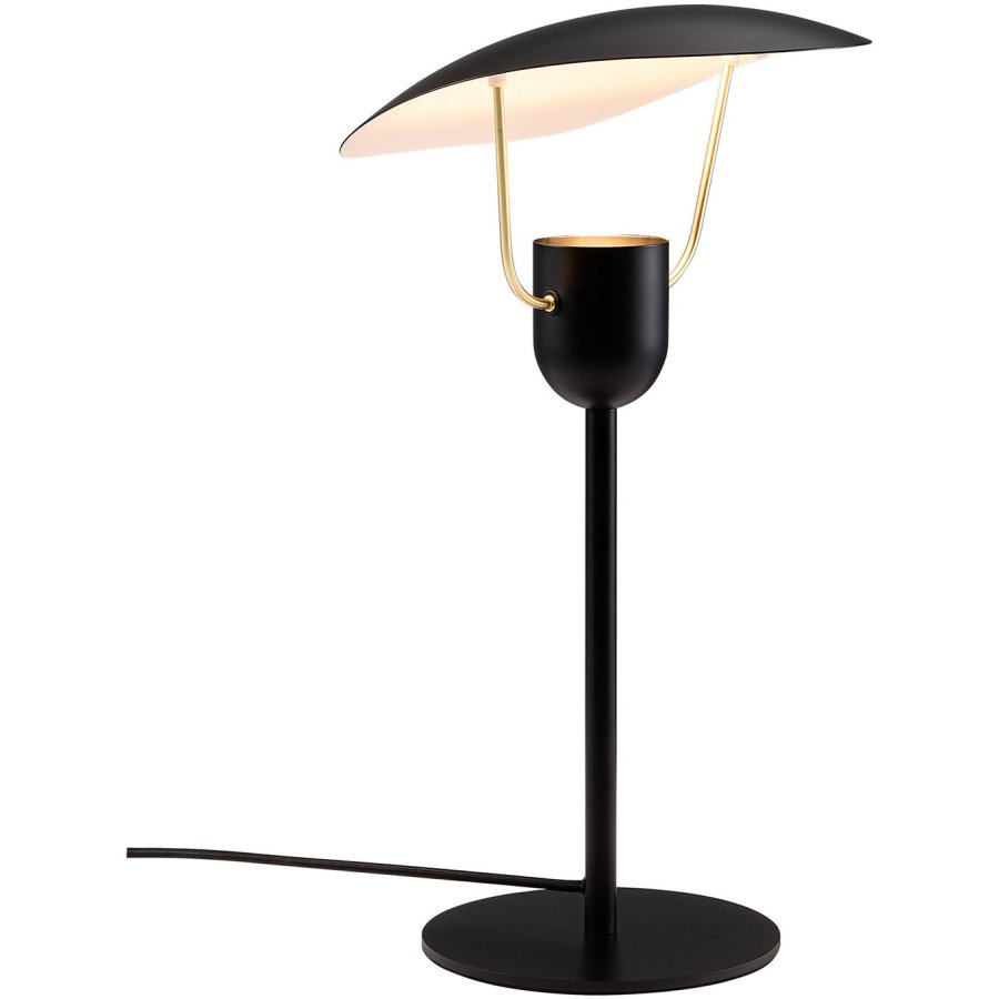 DFTP Fabiola Tischlampe H48 cm, Schwarz