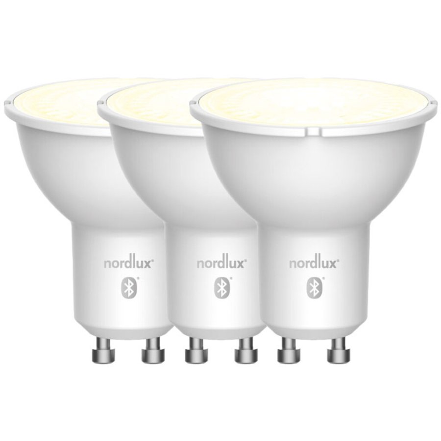 Nordlux Smart Glhbirne 3er Set GU10 4,8W Dimmbar, Klar