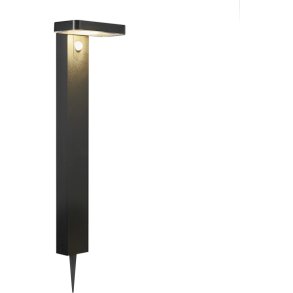 Nordlux Rica Square Solarleuchte mit Sensor LED H60 cm, Schwarz