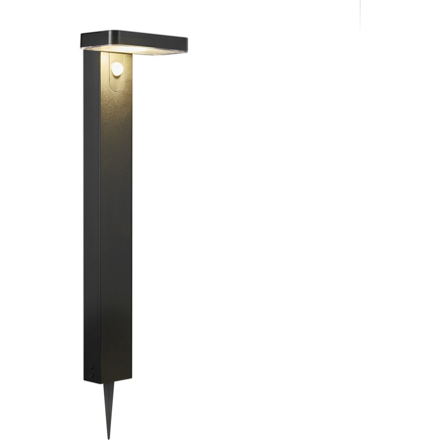 Nordlux Rica Square Solarleuchte mit Sensor LED H60 cm, Schwarz