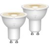 Nordlux Smart Glhbirne 2er Set GU10 4,8W Dimmbar, Opalwei