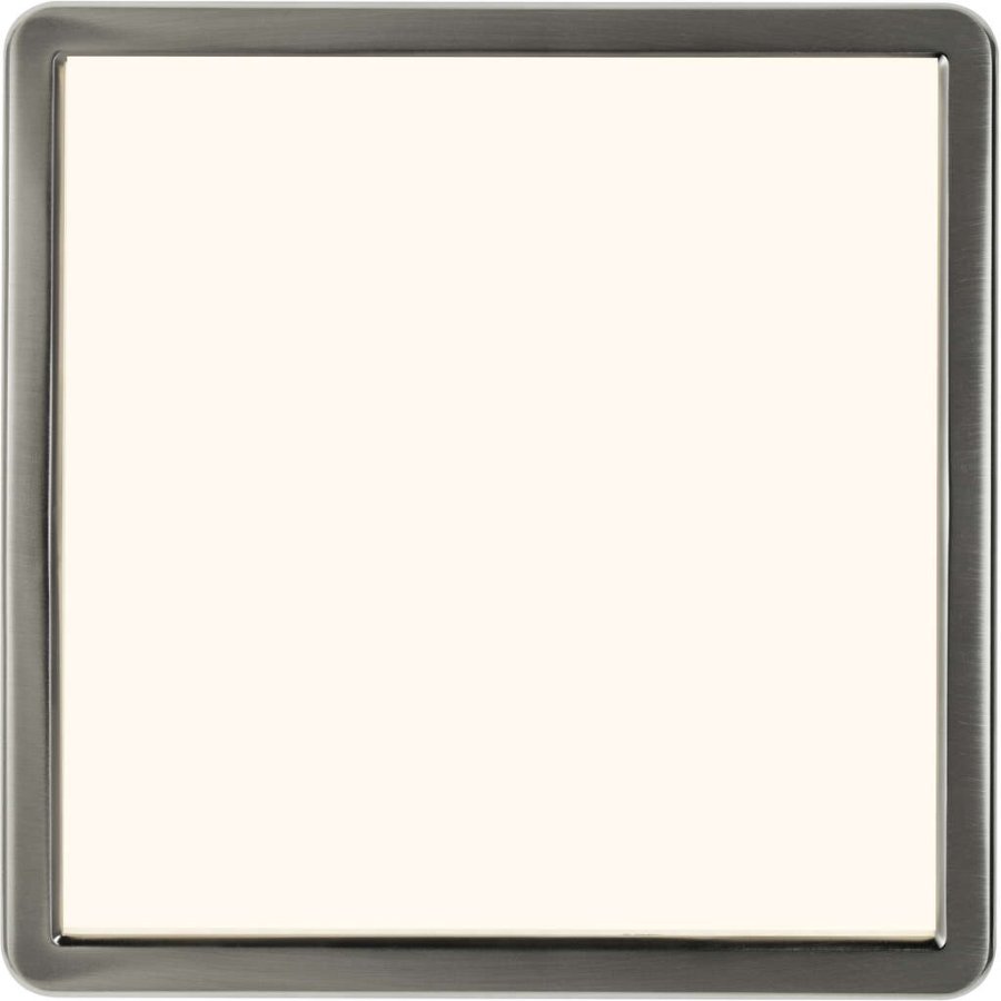 Nordlux Oja 29 Square Deckenleuchte LED 3 Stufen 3000/4000K 29,4 cm, Gebrstetes Nickel