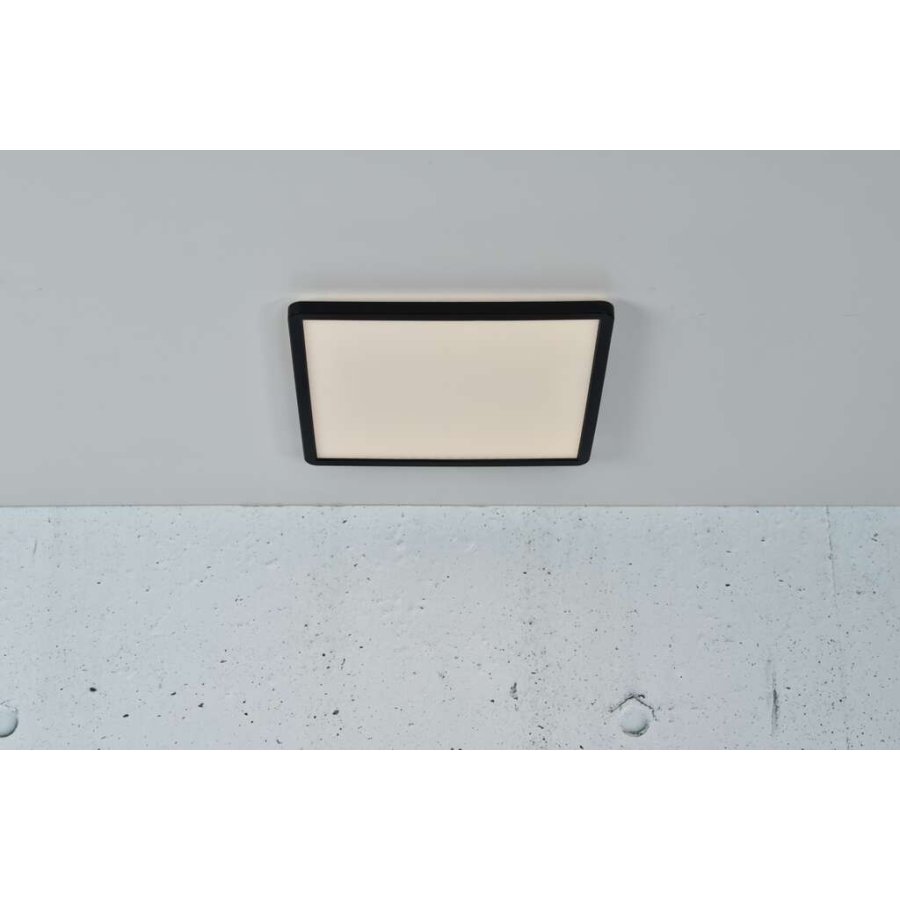 Nordlux Oja 29 Square Deckenleuchte LED 3 Step 3000/4000K 29,4 cm, Schwarz