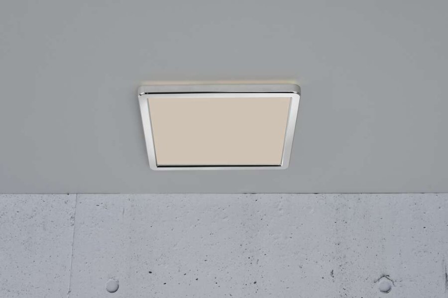 Nordlux Oja 29 Square Deckenleuchte LED 3 Step 3000/4000K 29,4 cm, Chrom