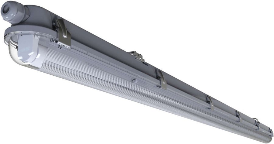 Nordlux Works IP65 Deckenleuchte LED 155,5 cm, Grau