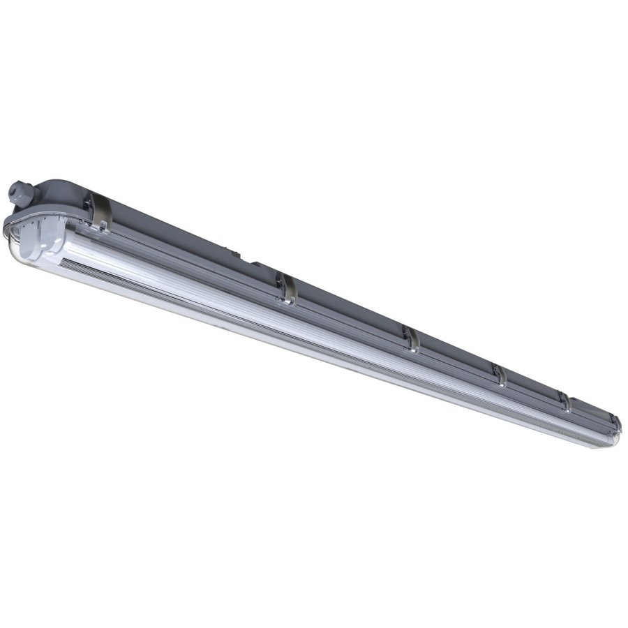 Nordlux Works IP65 Deckenleuchte LED 155,3 cm 2x24W, Grau