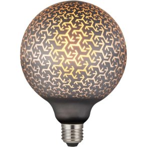 Nordlux G125 Deco Pre E27 6W/100lm, Sort