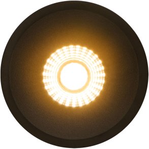 Nordlux Albric Indbygningsspot LED Dæmpbar Ø9 cm, Sort