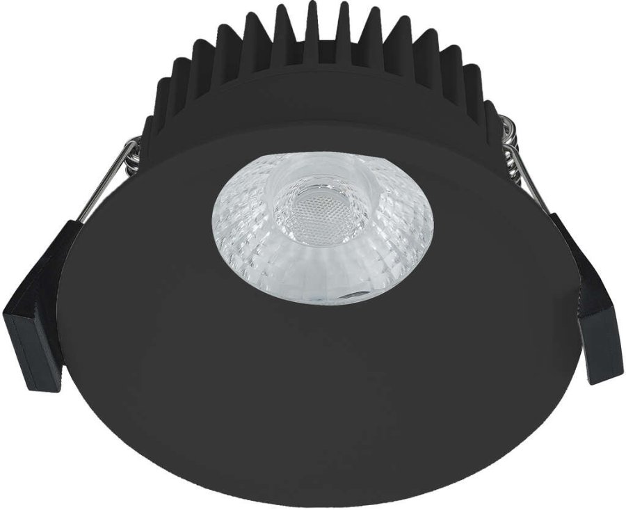 Nordlux Albric Einbaustrahler LED Dimmbar 9 cm, Schwarz