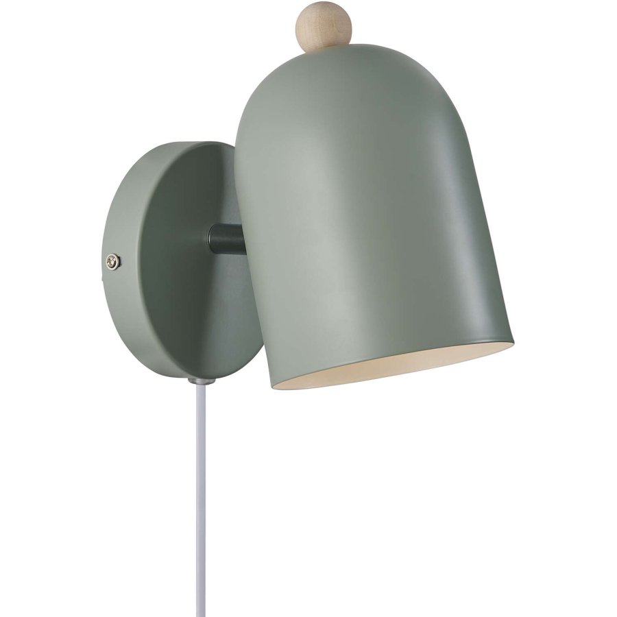 Nordlux Gaston Wandleuchte 19,5 cm, Dusty Green