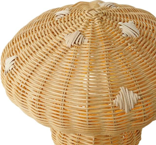 Nordlux Allie Tischleuchte H28,8 cm, Rattan