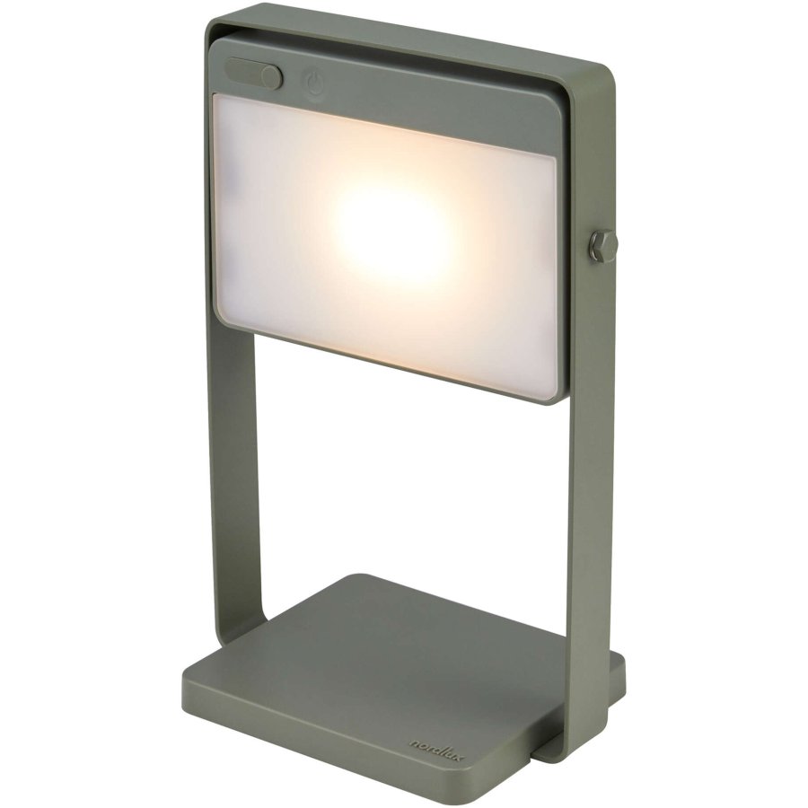 Nordlux Saulio To-Go Solarleuchte LED H23,6 cm, Olivgrn