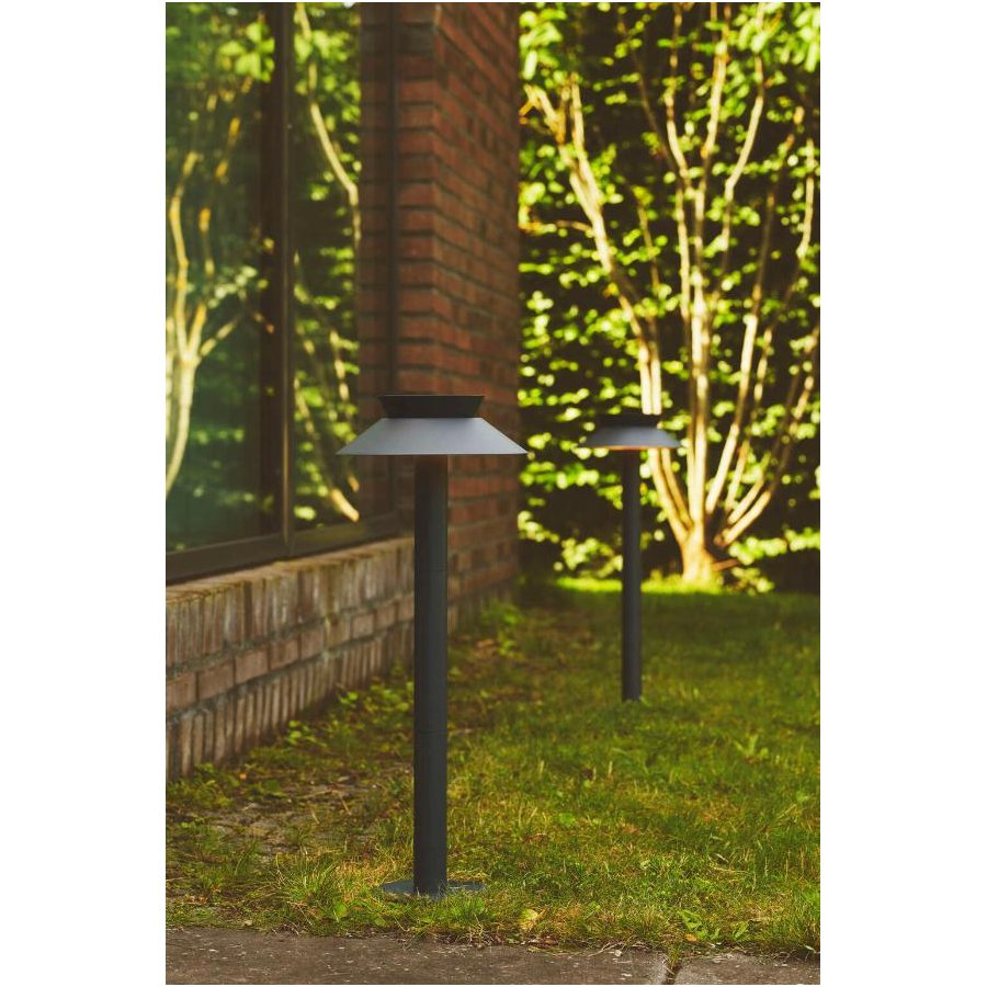 Nordlux Justina Gartenleuchte Solar LED H60 cm, Anthrazit