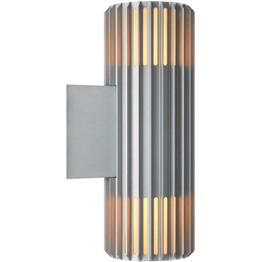 Nordlux Aludra Double Wandleuchte 17,4 cm, Aluminium