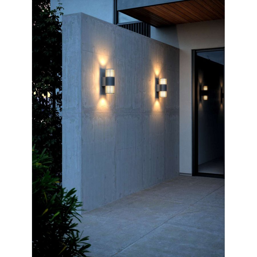 Nordlux Aludra Double Wandleuchte 17,4 cm, Aluminium