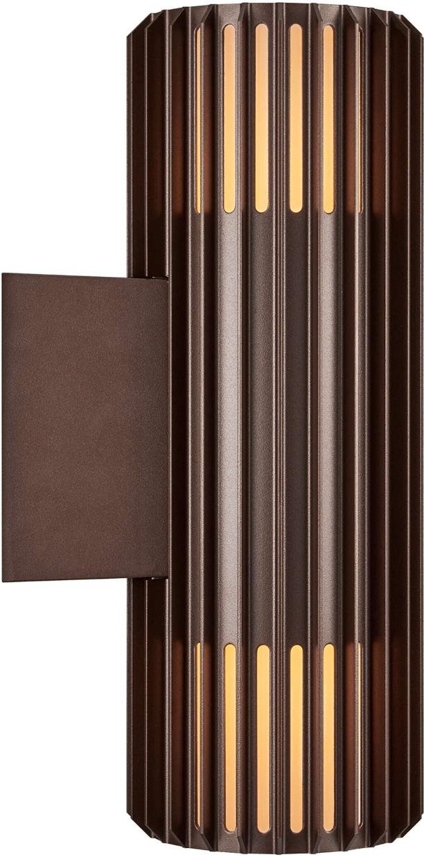 Nordlux Aludra Double Wandleuchte 33,7 cm, Seaside Metallic Brown