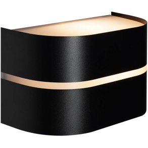 Nordlux Sibelis Wandleuchte 19,5 cm, Schwarz