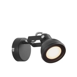 Nordlux Aslak Vglampe 18,5 cm, Sort