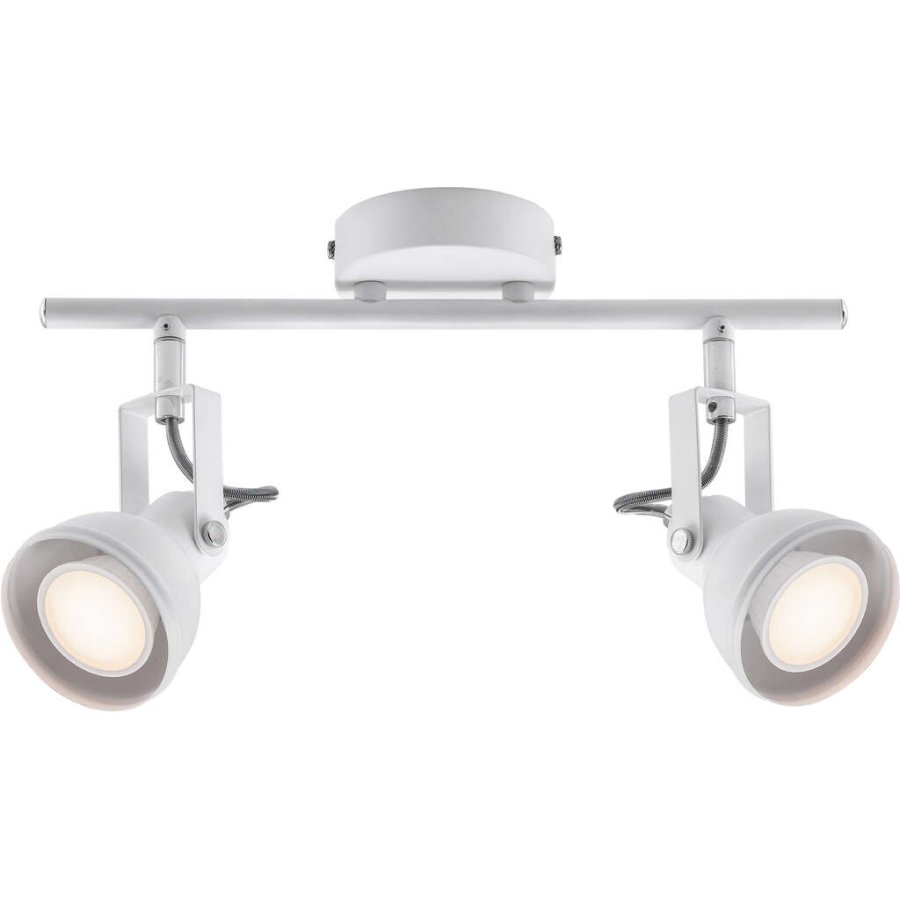 Nordlux Aslak Spotlight 2-Spot 8 cm, Hvid