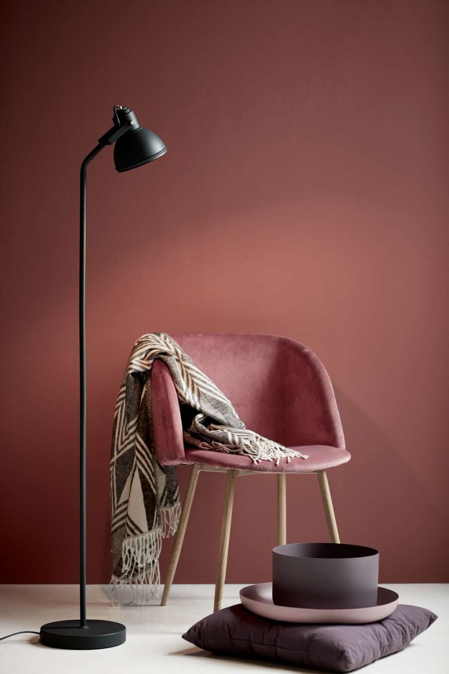 Nordlux Aslak Gulvlampe H140 cm, Sort