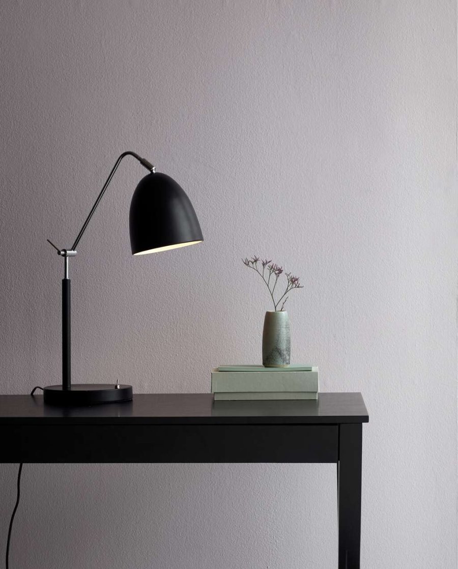 Nordlux Alexander 16 Bordlampe H54 cm, Sort