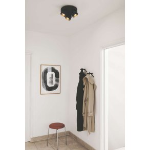 Nordlux Pitcher 3-Rondel Spotlight Ø27 cm, Sort