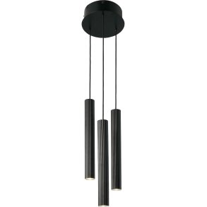 Nordlux Vico 3-Rondell-Pendelleuchte 5 cm, Schwarz