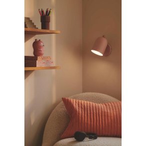 Nordlux Gaston Væglampe 19,5 cm, Støvet Rosa