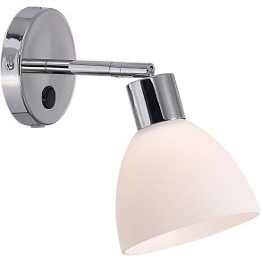 Nordlux Ray Vglampe 12 cm, Krom