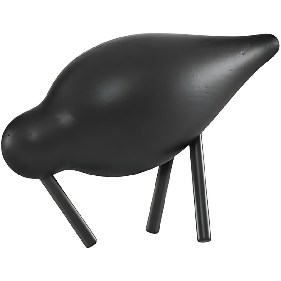 Normann Copenhagen Shorebird H7,5 cm, Sort