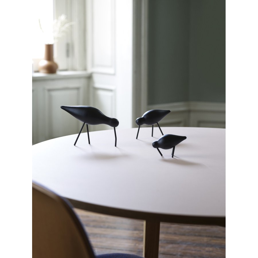 Normann Copenhagen Shorebird H7,5 cm, Sort