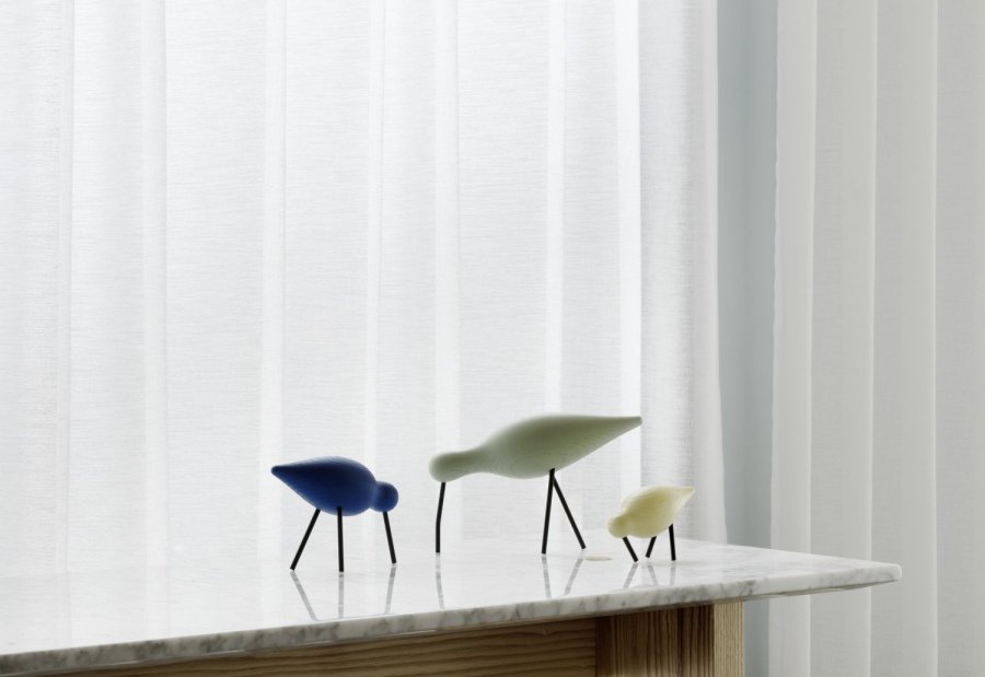 Normann Copenhagen Shorebird H7,5 cm, Lys Gul