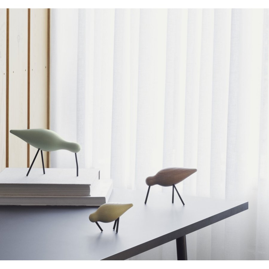 Normann Copenhagen Shorebird H14 cm, St�vet Gr�n