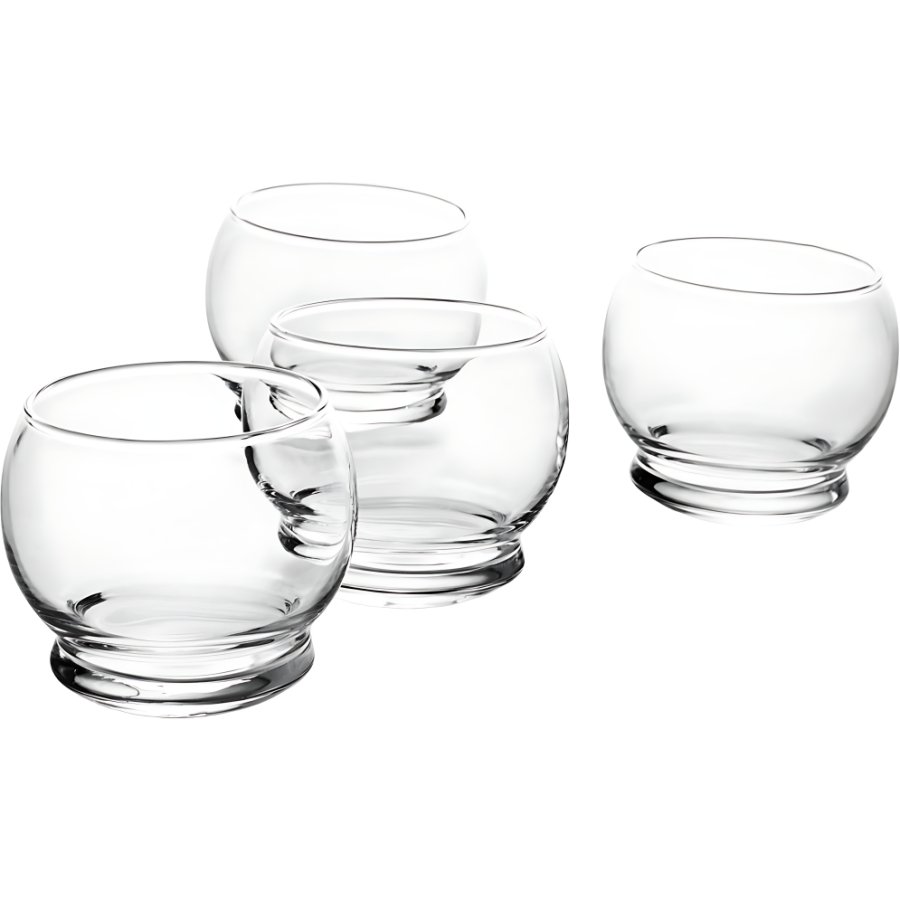 Normann Copenhagen Rocking Waterglas 4-delige set 25 cl, Duidelijk