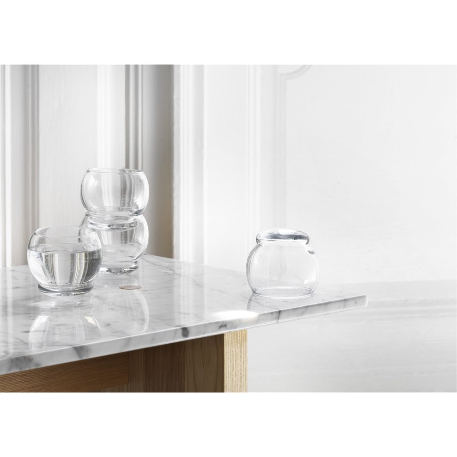 Normann Copenhagen Rocking Waterglas 4-delige set 25 cl, Duidelijk