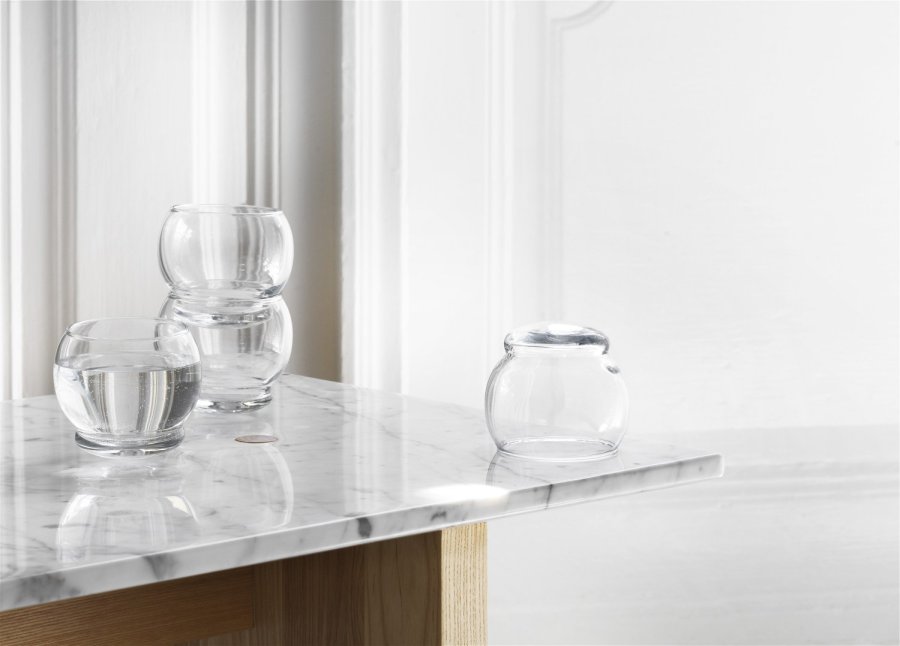 Normann Copenhagen Rocking Waterglas 4-delige set 25 cl, Duidelijk