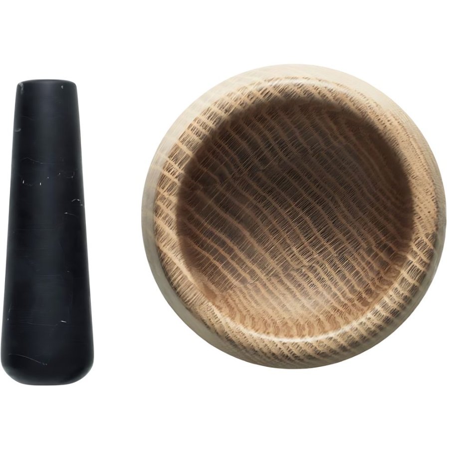 Normann Copenhagen Craft Morter m. St�der �13 cm, Sort/Eg